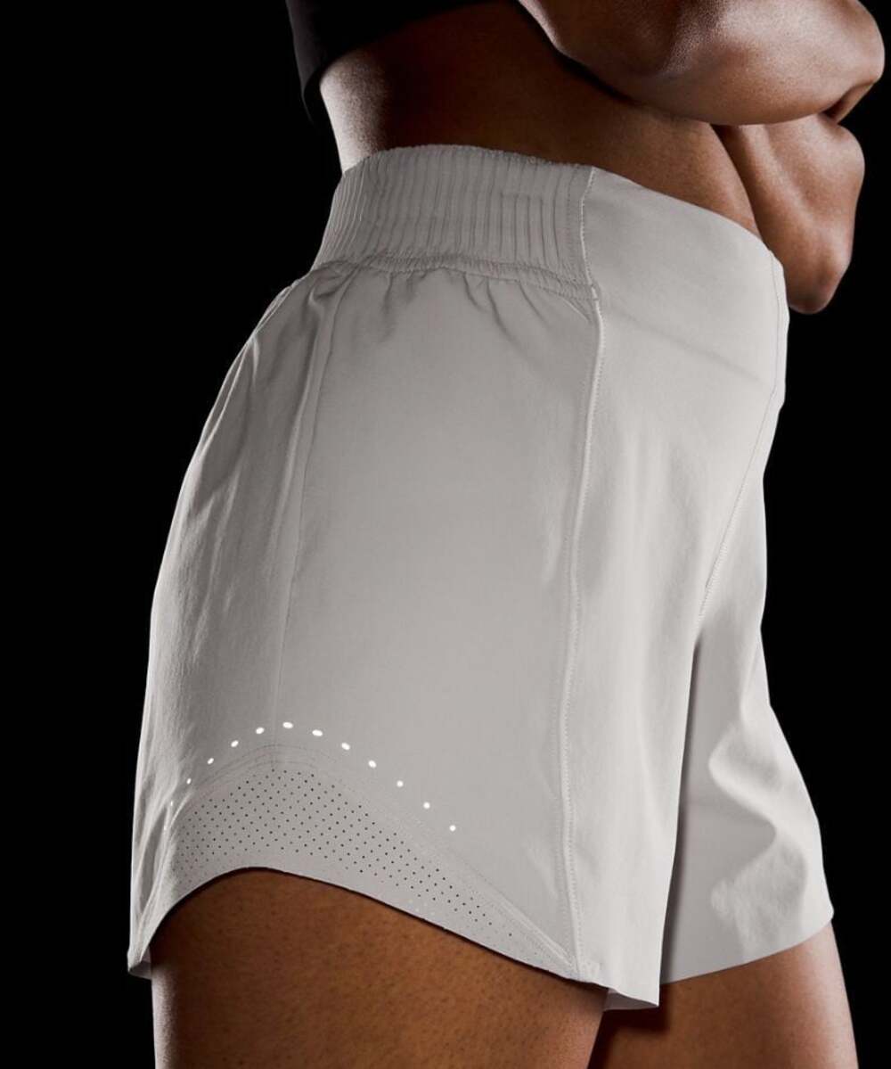 Lululemon Women’s Size 8 Gray Lined Hotty Hot High Rise Activewear Shorts